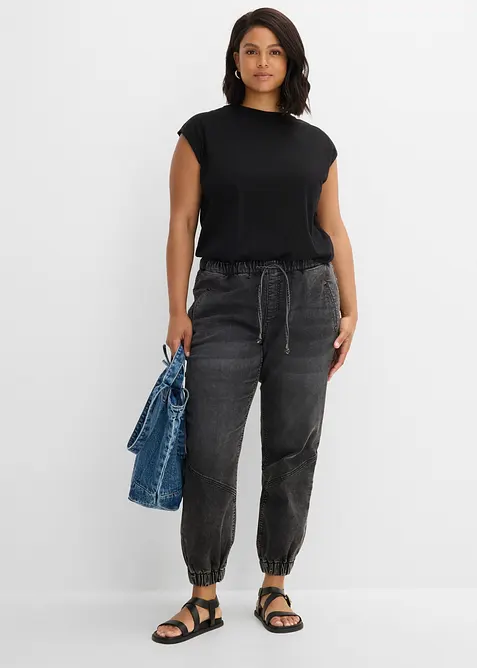 Jogg Jeans Mid Waist, stretch, bonprix