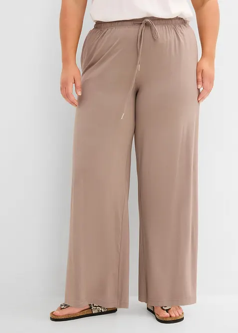 Jersey-Hose aus flie&szlig;ender Viskose, bonprix
