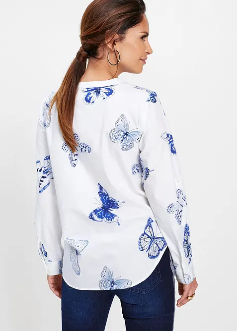 Chemisier imprim&eacute; en viscose, bonprix