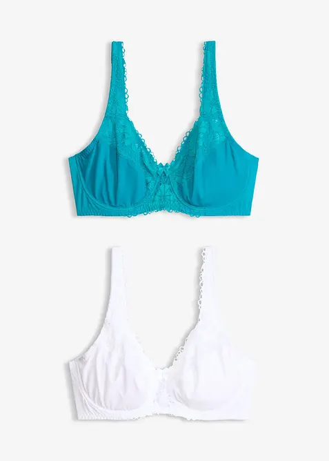 Minimizer-BH mit gepolsterten Tr&auml;gern (2er Pack), bonprix