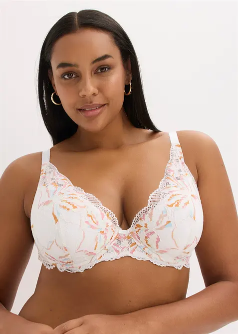 Soutien-gorge &agrave; coques en dentelle, bonprix