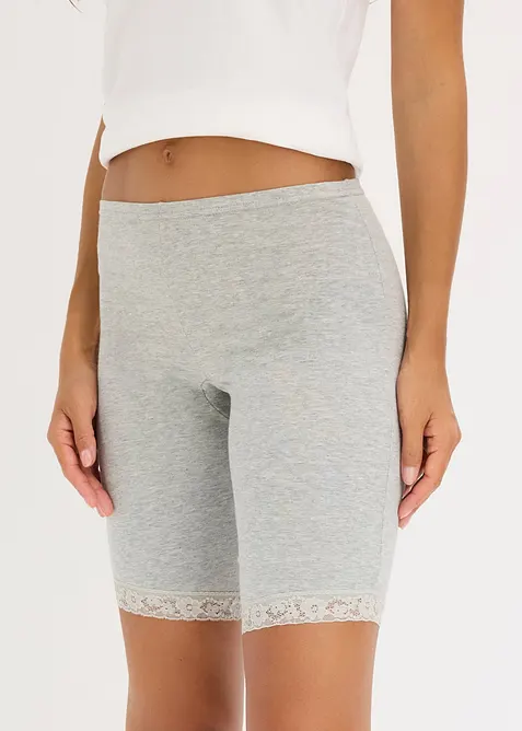Boxers femme longs en mati&egrave;re douce, bonprix