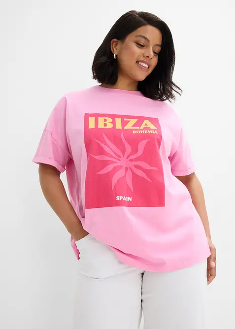 T-shirt oversize 100% coton, bonprix