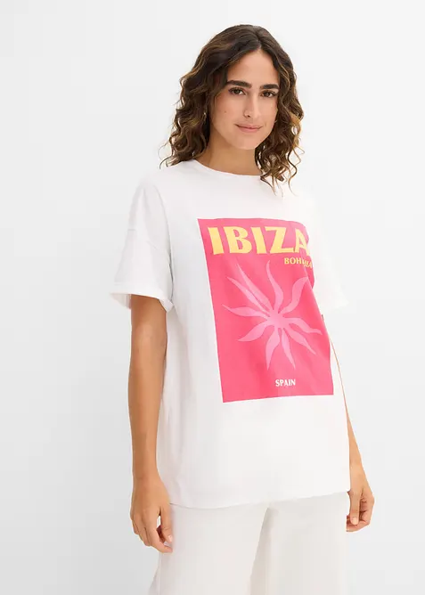 T-shirt oversize 100% coton, bonprix