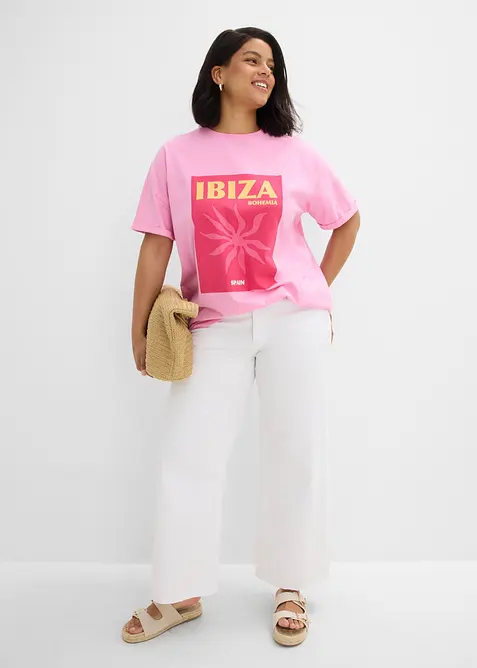 T-shirt oversize 100% coton, bonprix