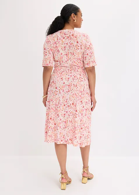 Jerseykleid aus flie&szlig;ender Viskose, bonprix