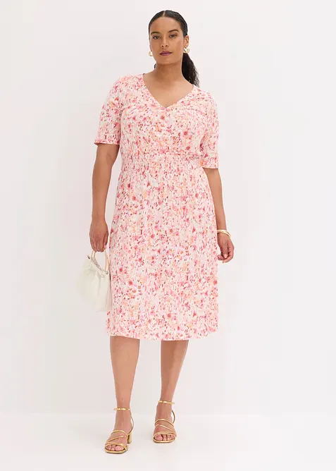 Jerseykleid aus flie&szlig;ender Viskose, bonprix