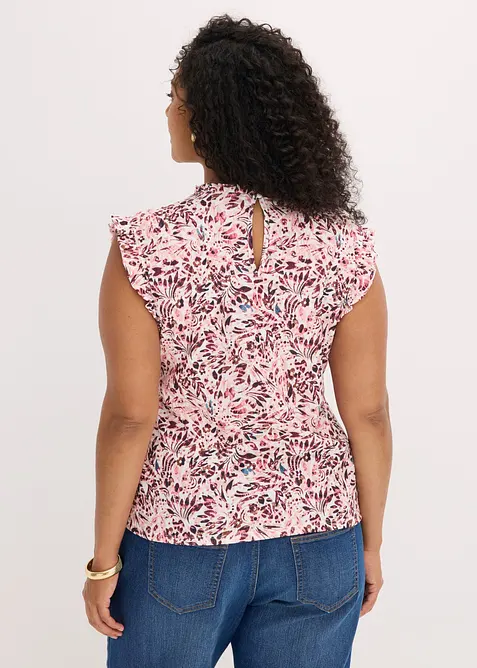 Shirt aus strukturiertem Cr&ecirc;pe, bonprix