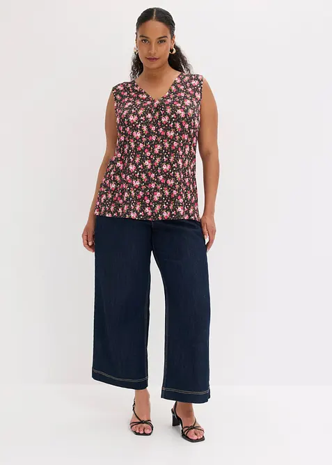 Jersey-Top aus Viskose-Mix, bonprix