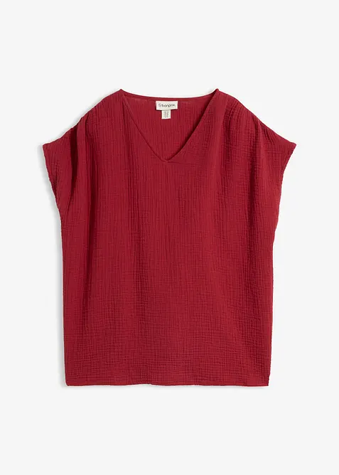Blouse en gaze de coton douce, bonprix