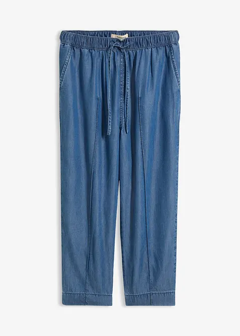 Karottenhose aus Lyocell, 7/8-L&auml;nge, bonprix