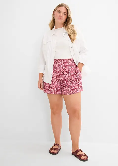 Short fluide en jersey viscose, bonprix