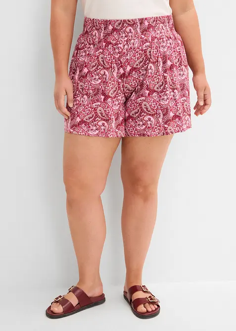 Short fluide en jersey viscose, bonprix