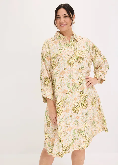 Hemdblusenkleid mit Paisley Design, bonprix