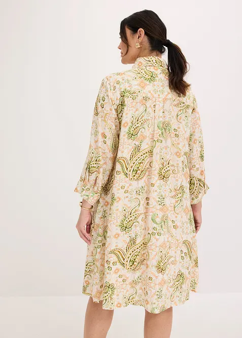 Hemdblusenkleid mit Paisley Design, bonprix