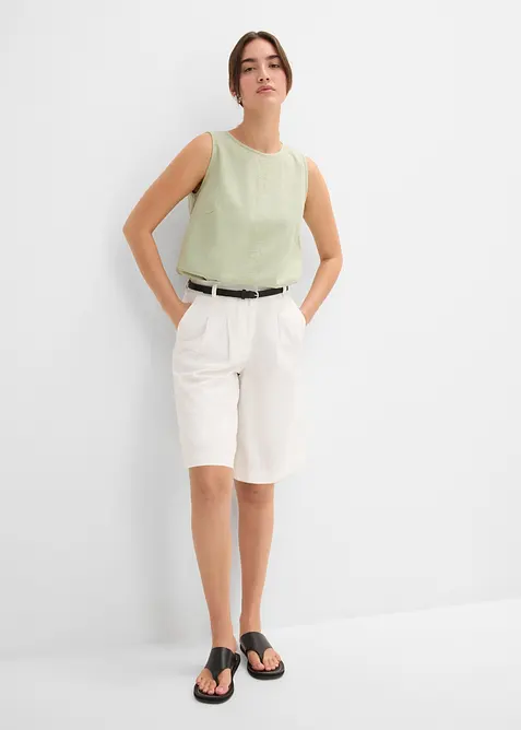 Short &agrave; pinces, bonprix