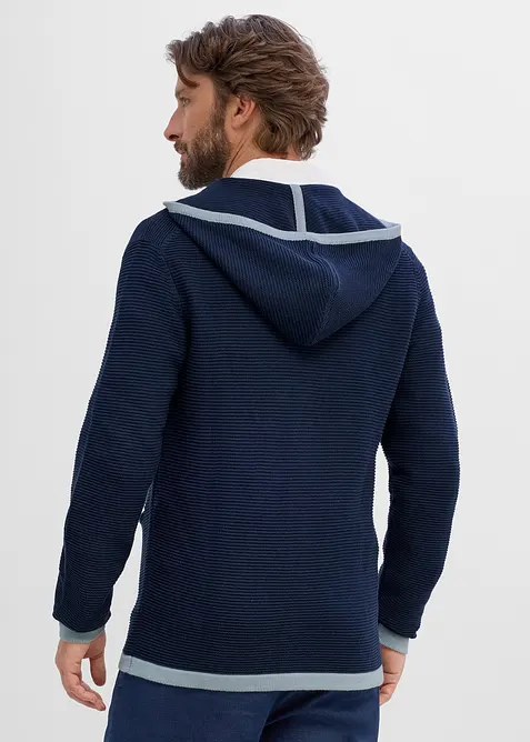 Trachten-Strickjacke aus weichem Baumwollmix, bonprix