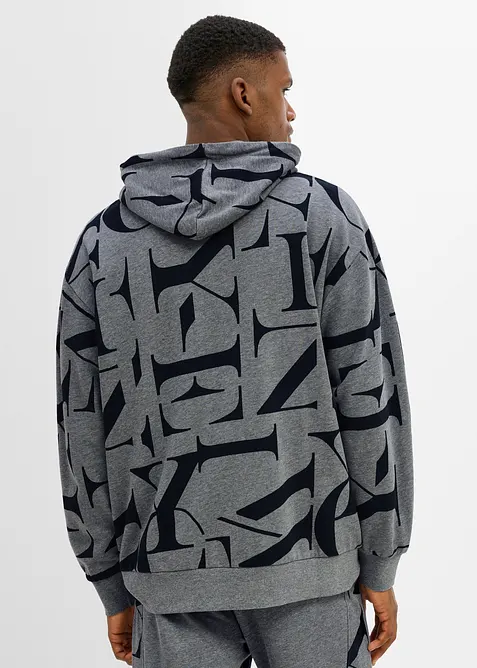 Sweat &agrave; capuche, coupe loose, bonprix