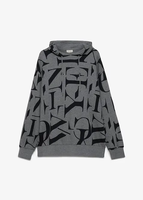 Sweat &agrave; capuche, coupe loose, bonprix