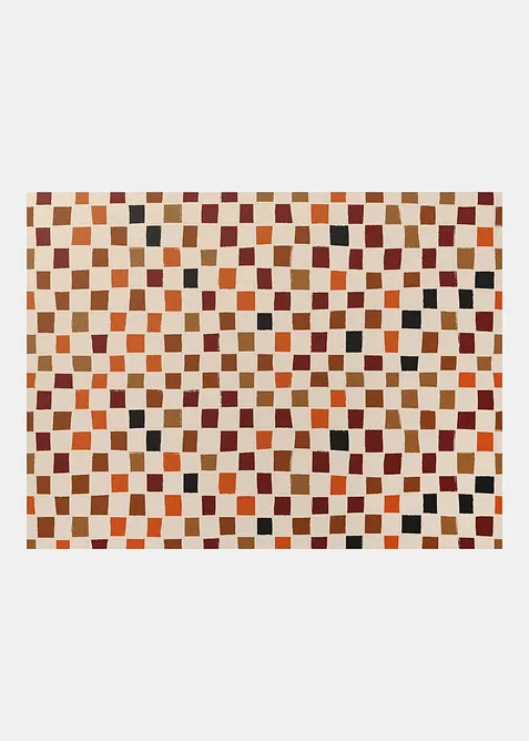 Paillasson lavable &agrave; carreaux, bonprix