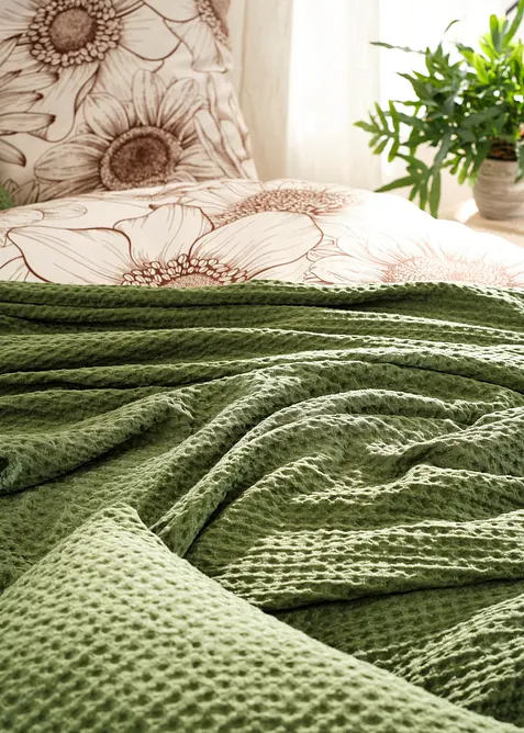 Lot de 2 housses de coussin &agrave; motif gaufr&eacute;, bonprix