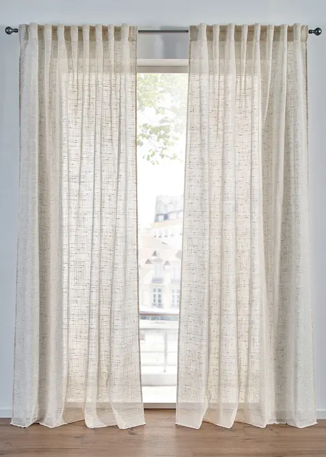Rideau jacquard textur&eacute;, aussi en XXL (1&nbsp;pce), bonprix