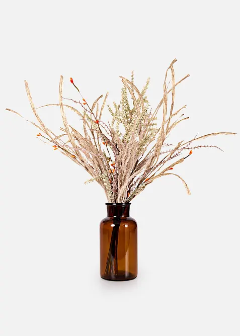 Vase mit Trockenstrau&szlig;, bonprix