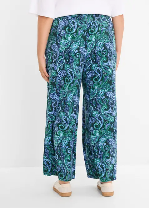 Pantalon fluide en jersey viscose, bonprix