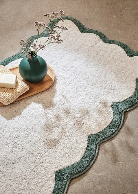 Tapis de bain en coton recycl&eacute;, bonprix