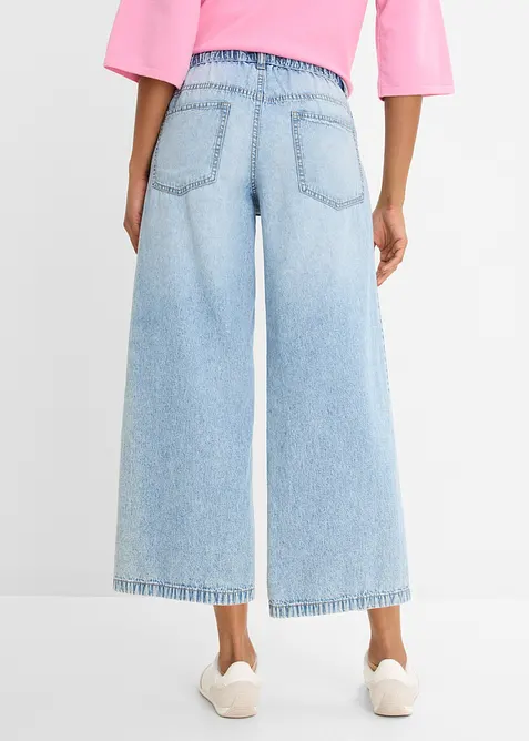 Wide-Leg-Jeans, cropped, bonprix