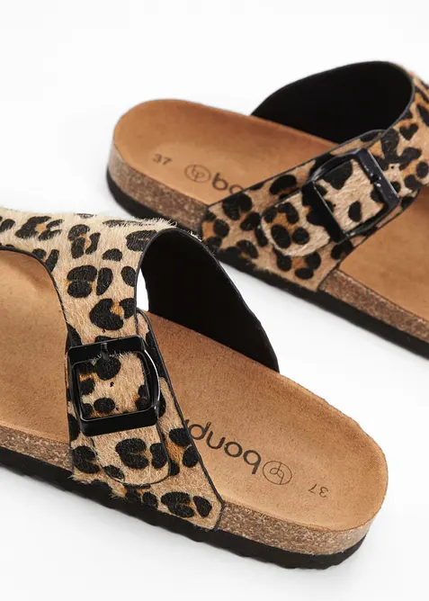 Mules entredoigt avec semelle anatomique, bonprix