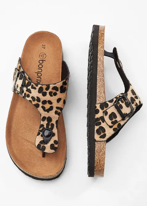 Mules entredoigt avec semelle anatomique, bonprix
