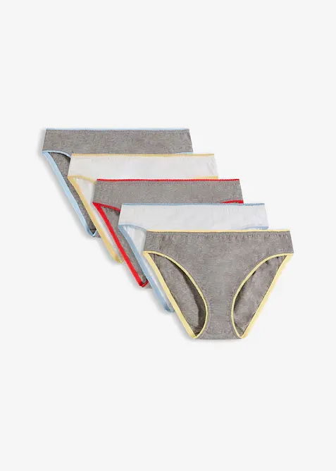 Lot de 5 slips doux, bonprix