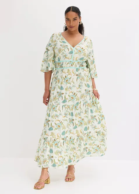 Robe longue et fluide en viscose, bonprix