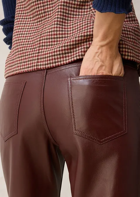 Lederhose aus Lammnappa, bonprix