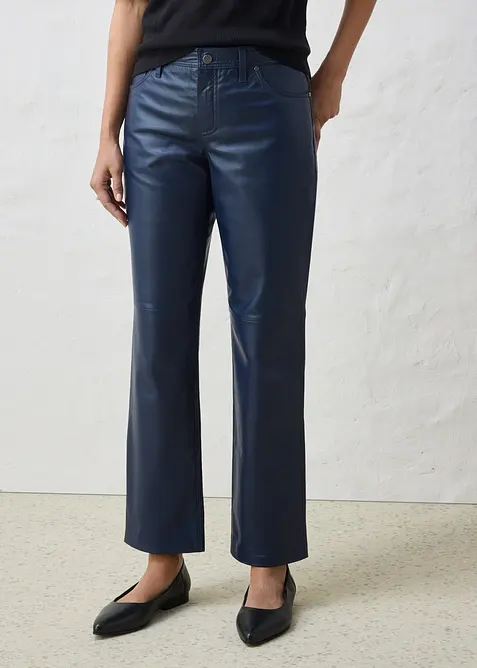 Pantalon en cuir d&rsquo;agneau nappa, bonprix