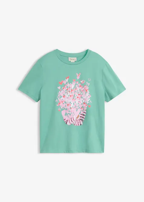 T-Shirt aus reiner Baumwolle, bonprix