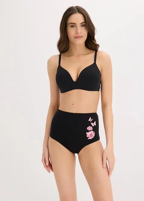 Lot de 5 slips taille haute coton, bonprix