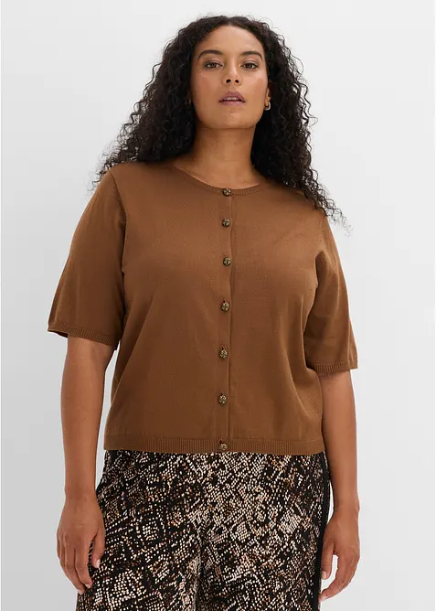 Feinstrickjacke aus feinem Viskose-Mix, bonprix