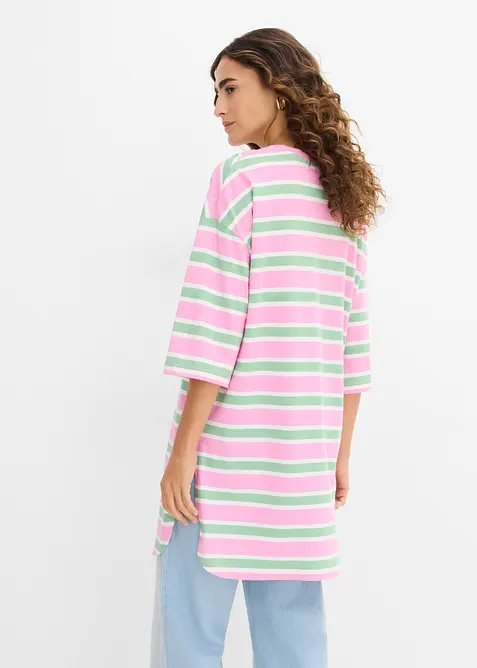 T-shirt long oversize 100% coton, bonprix
