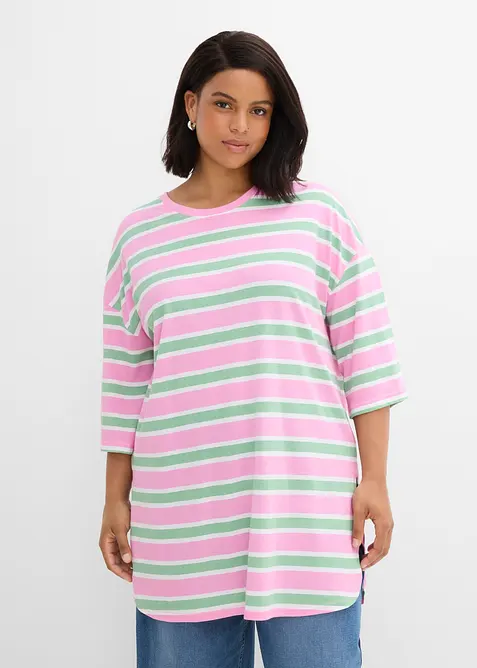 Oversize-Longshirt aus reiner Bio-Baumwolle, bonprix