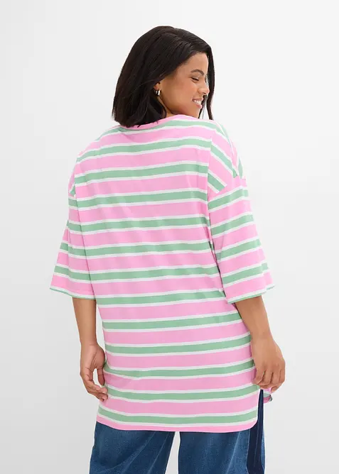 Oversize-Longshirt aus reiner Bio-Baumwolle, bonprix