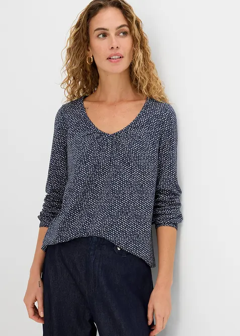 T-shirt manches longues 100% coton, bonprix