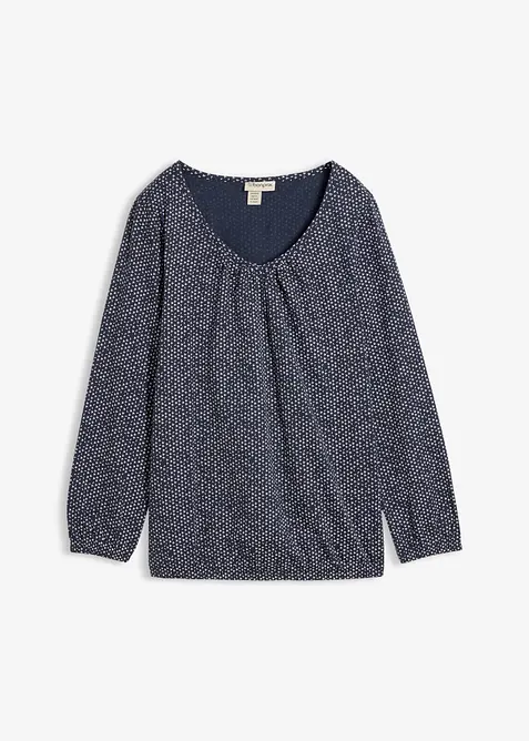 T-shirt manches longues 100% coton, bonprix