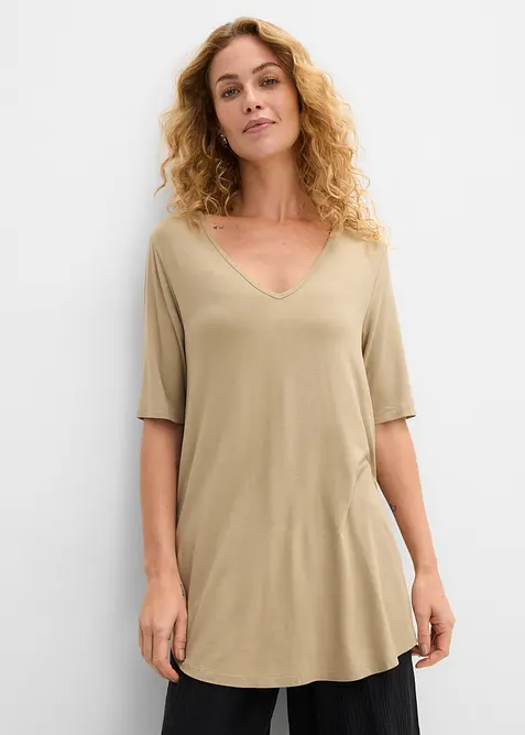 Longshirt aus softer Viskose, bonprix
