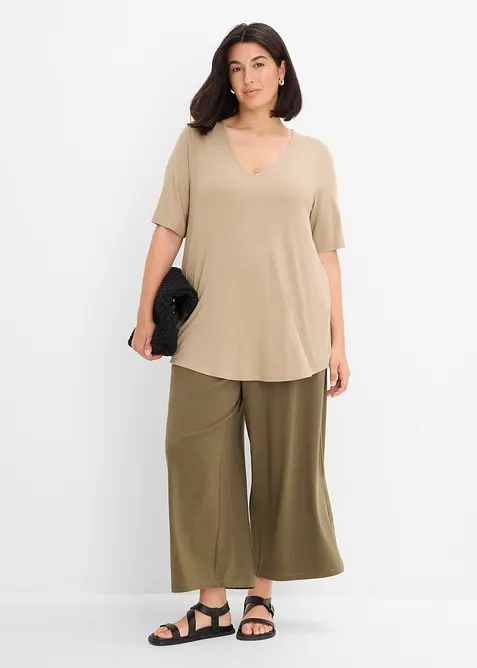 Longshirt aus softer Viskose, bonprix