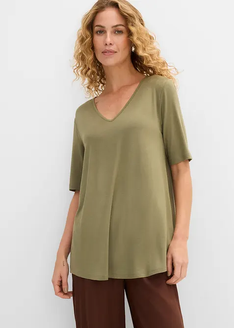 Longshirt aus softer Viskose, bonprix