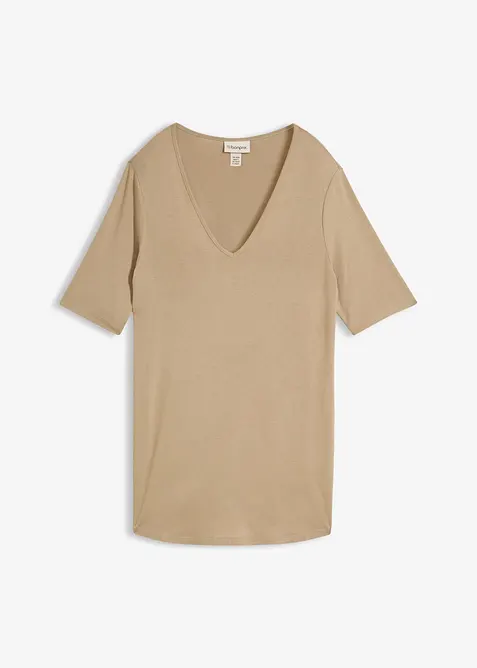 Longshirt aus softer Viskose, bonprix