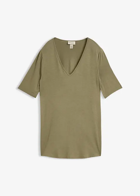Longshirt aus softer Viskose, bonprix