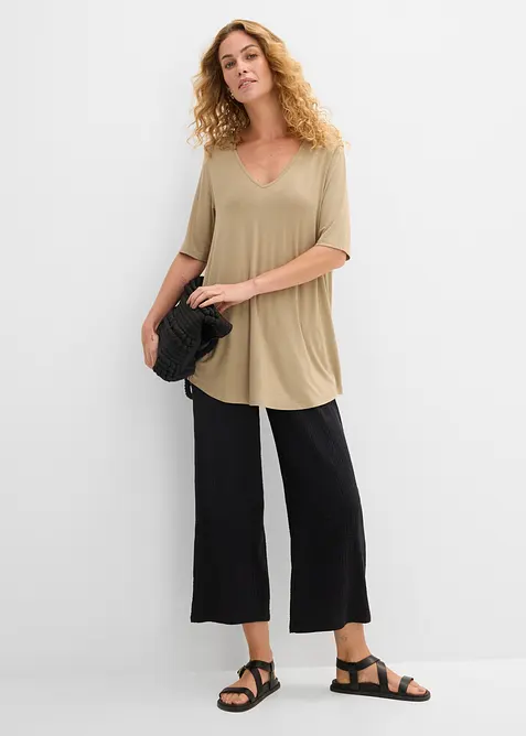Longshirt aus softer Viskose, bonprix